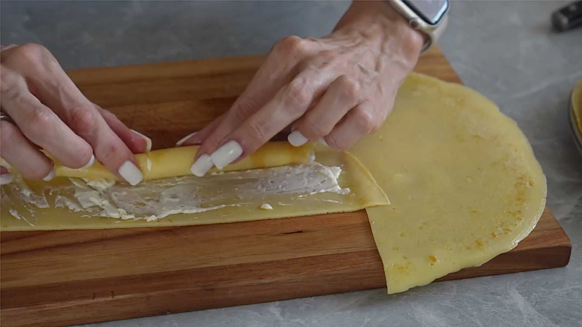 Crêpes au caviar - Étape 17