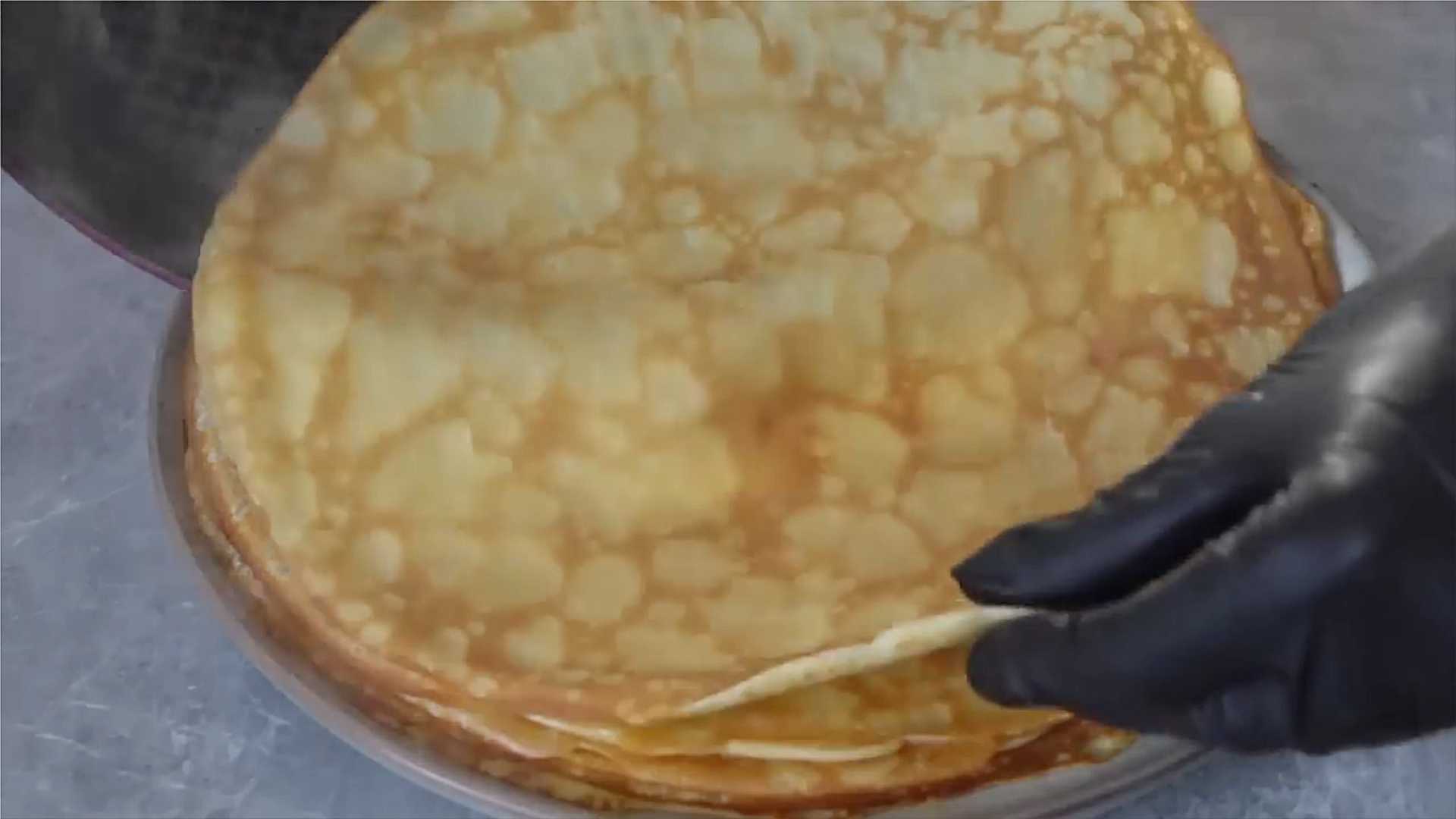 Crêpes au caviar - Étape 14