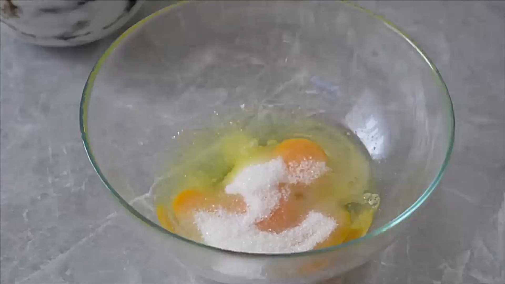 Crêpes au caviar - Étape 1