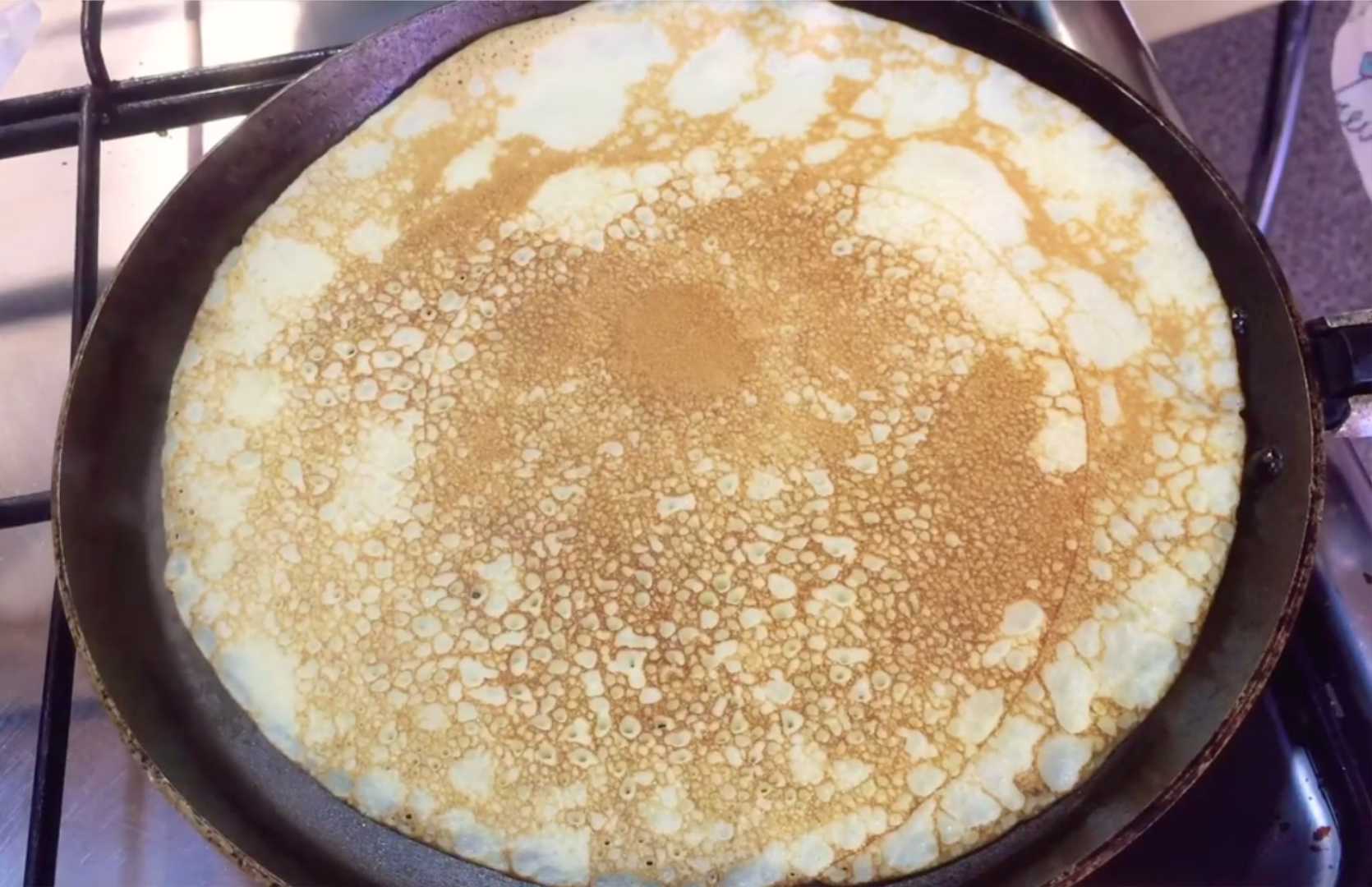 Crêpes au lait caillé - Étape 9