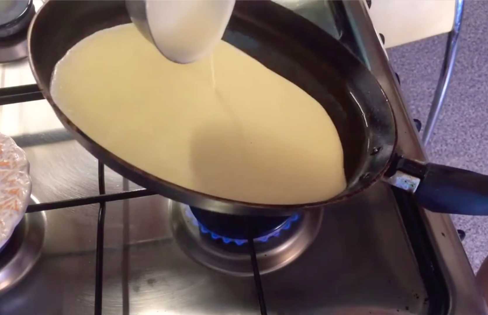 Crêpes au lait caillé - Étape 7