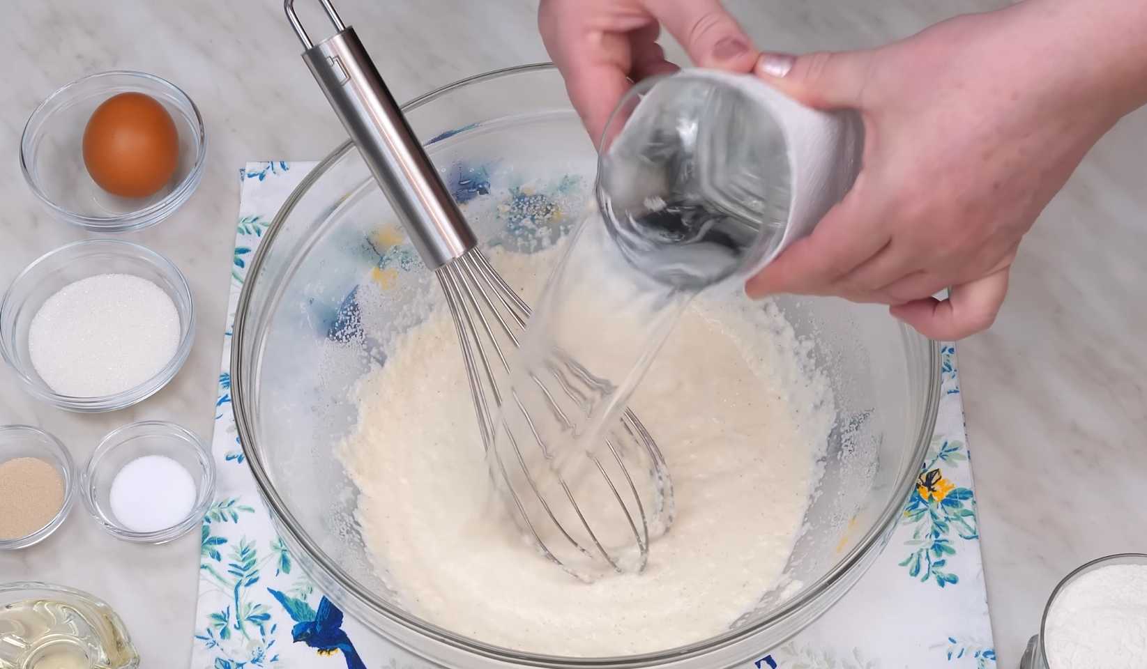 Crêpes levées à la semoule et au lait - Étape 3