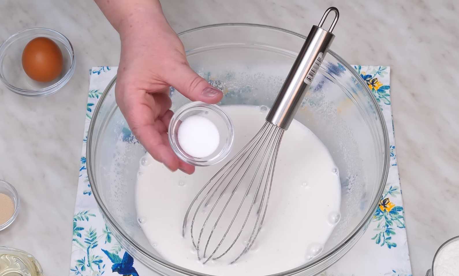 Crêpes levées à la semoule et au lait - Étape 4