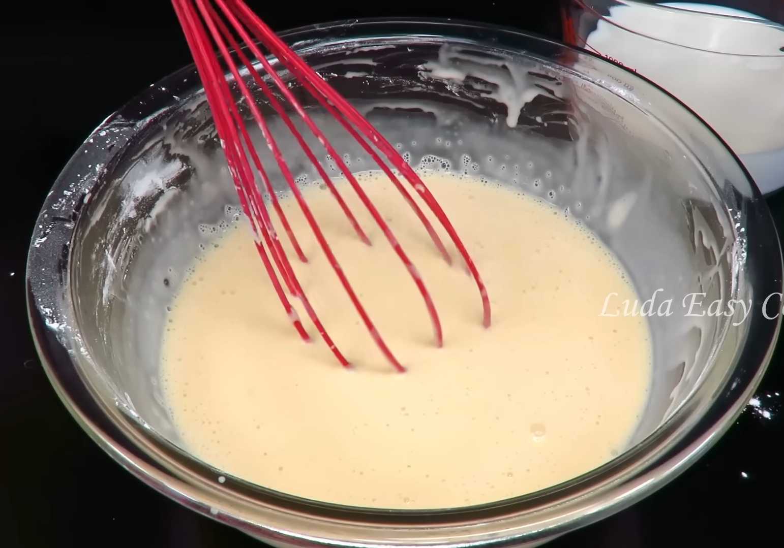 Crêpes à l'amidon et au lait - Étape 5