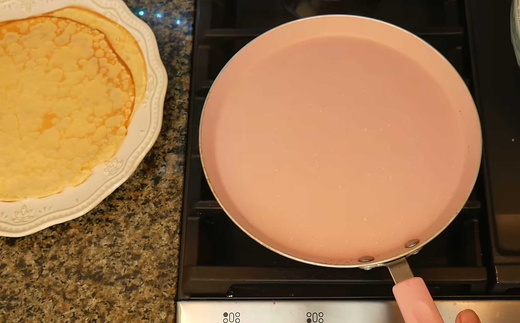 Crêpes au lait et à la vanille - Étape 6