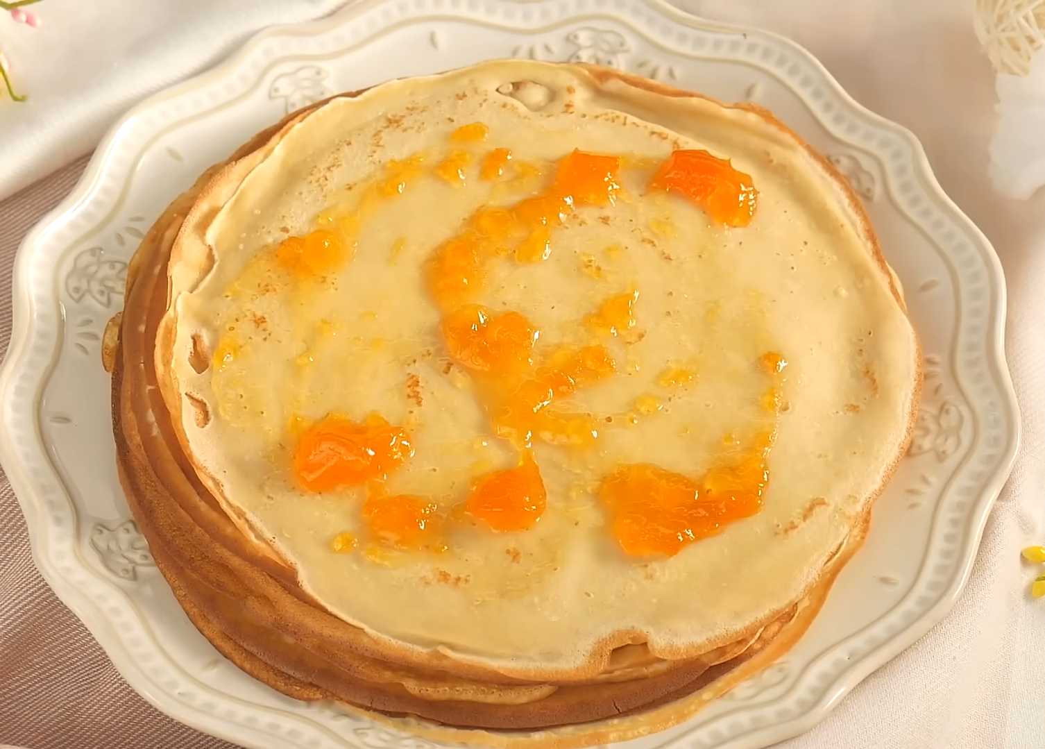 Crêpes au lait et à la vanille - Étape 12