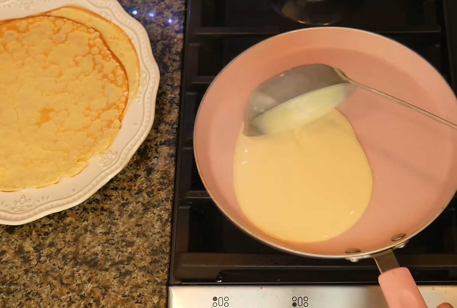 Crêpes au lait et à la vanille - Étape 7