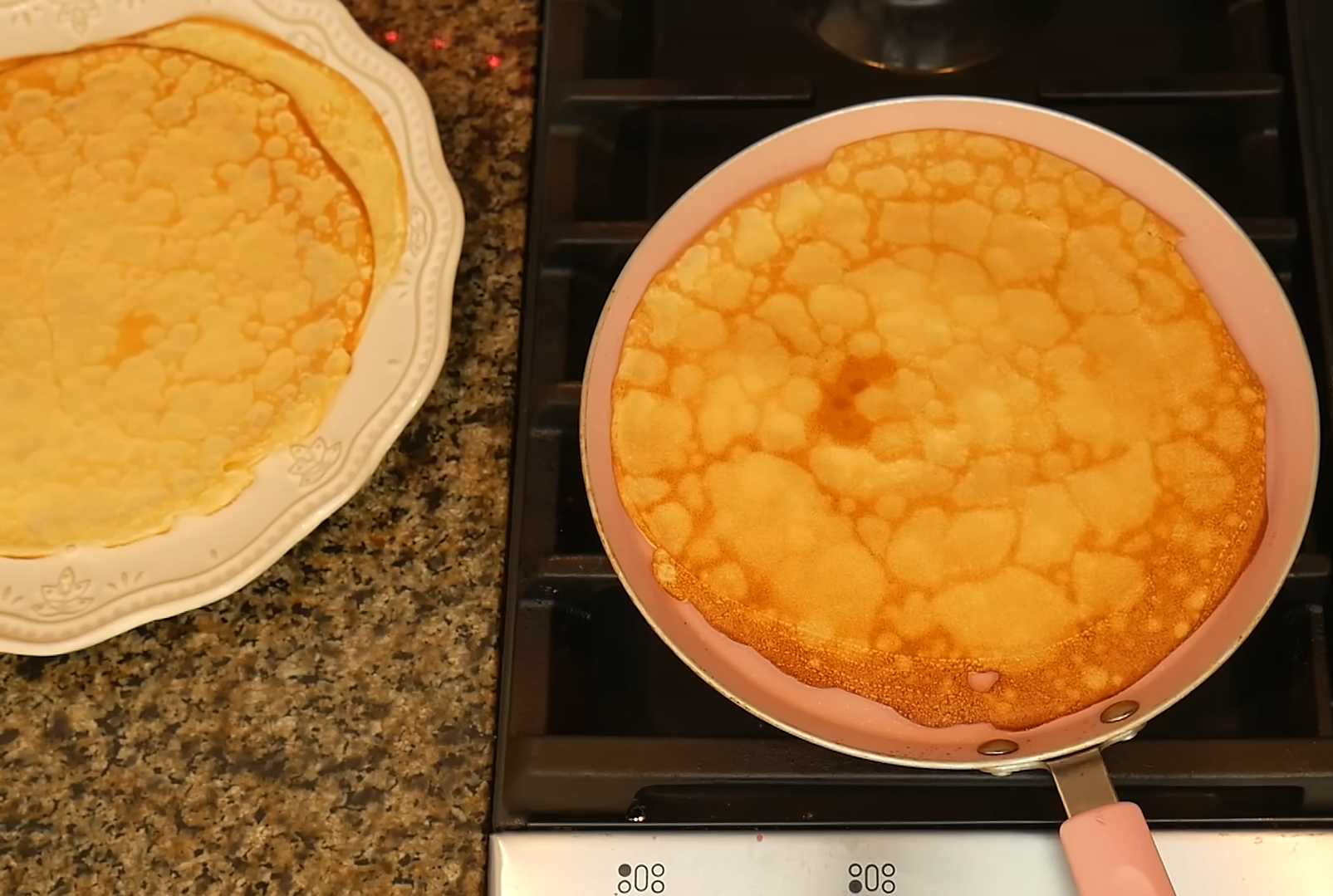 Crêpes au lait et à la vanille - Étape 9