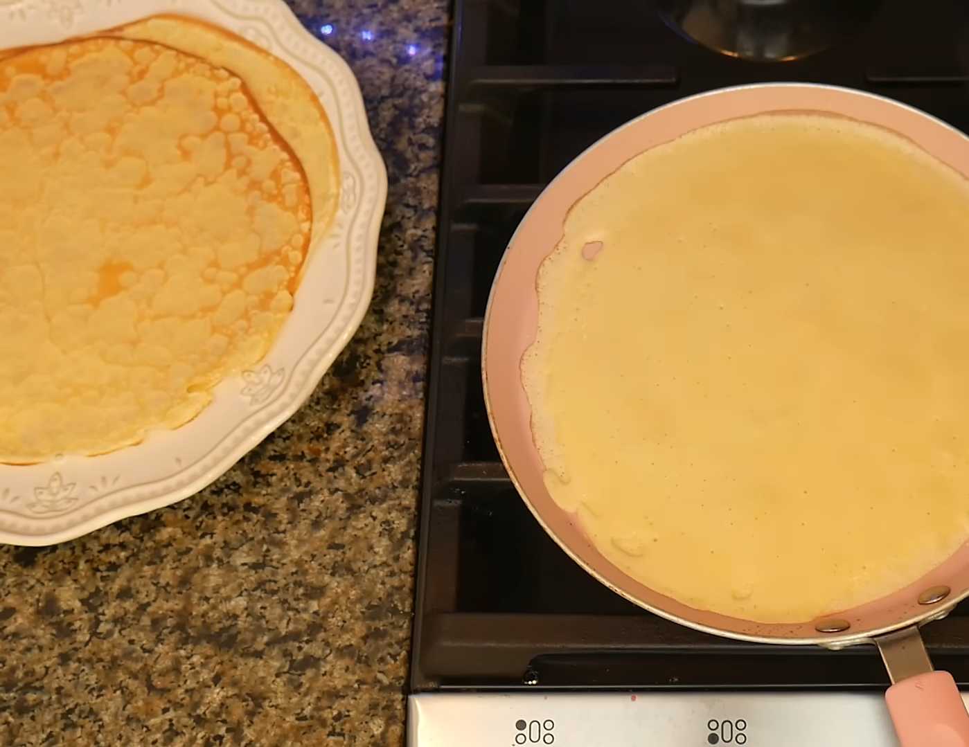 Crêpes au lait et à la vanille - Étape 8