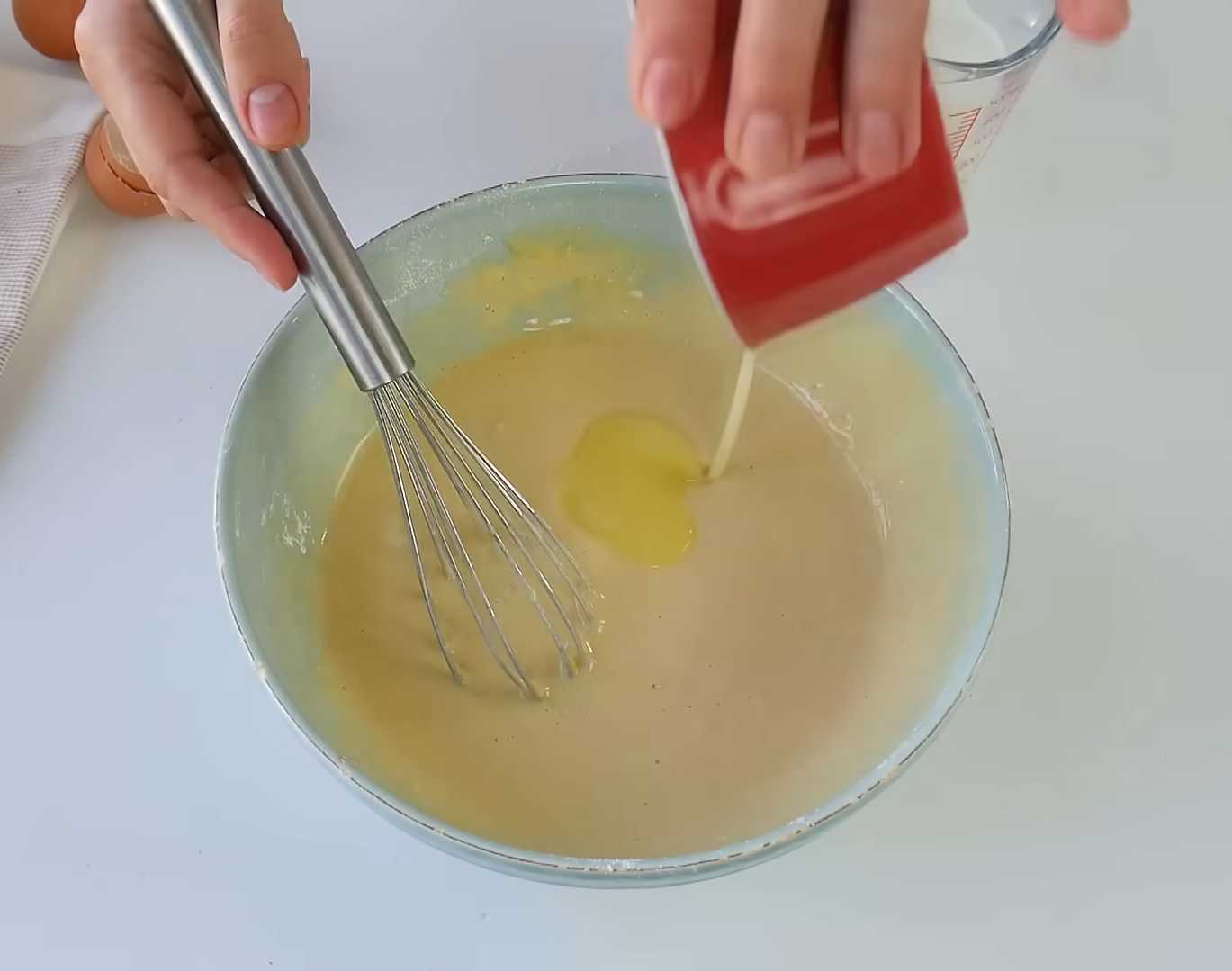 Crêpes au lait et à la vanille - Étape 4