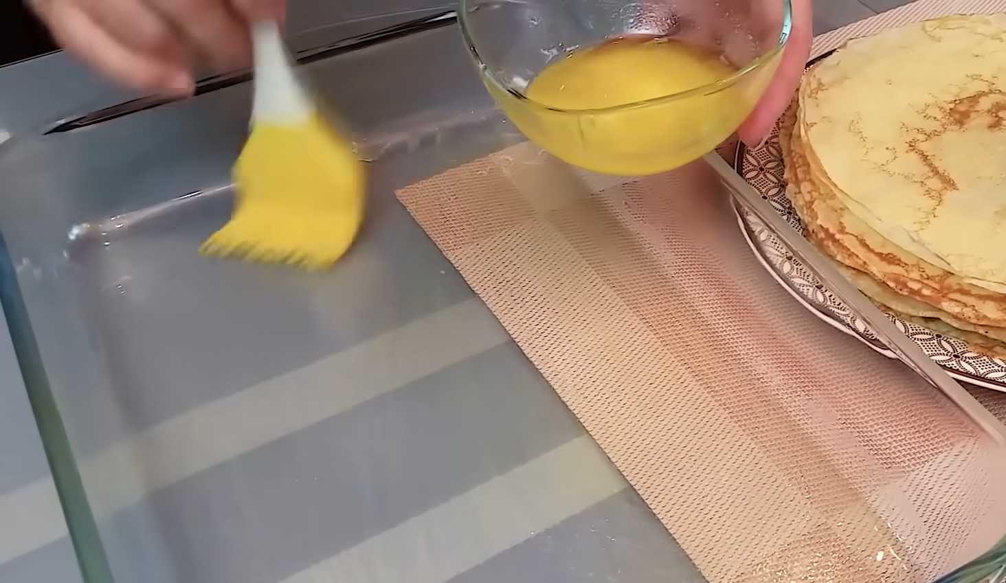 Crêpes au four avec du fromage blanc - Étape 15