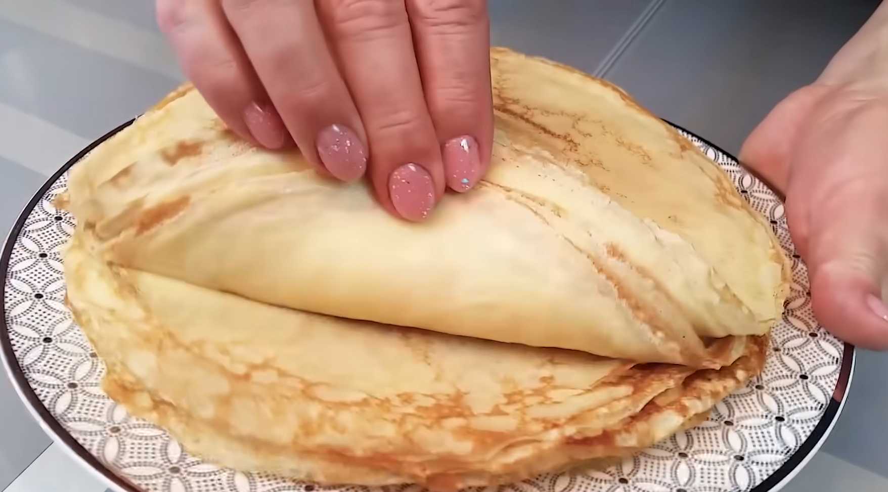 Crêpes au four avec du fromage blanc - Étape 12