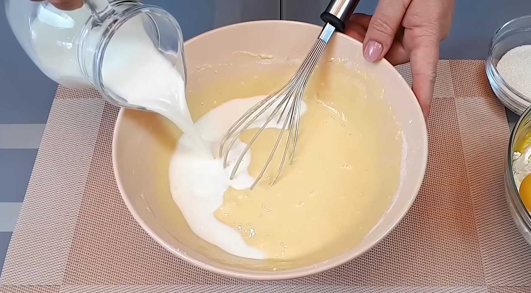 Crêpes au four avec du fromage blanc - Étape 5