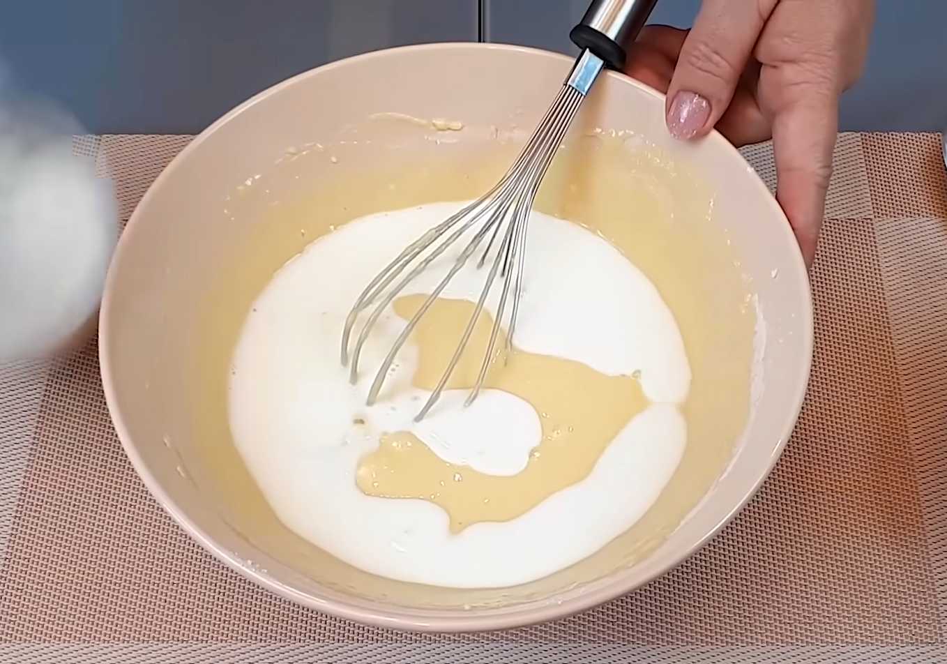 Crêpes au four avec du fromage blanc - Étape 6