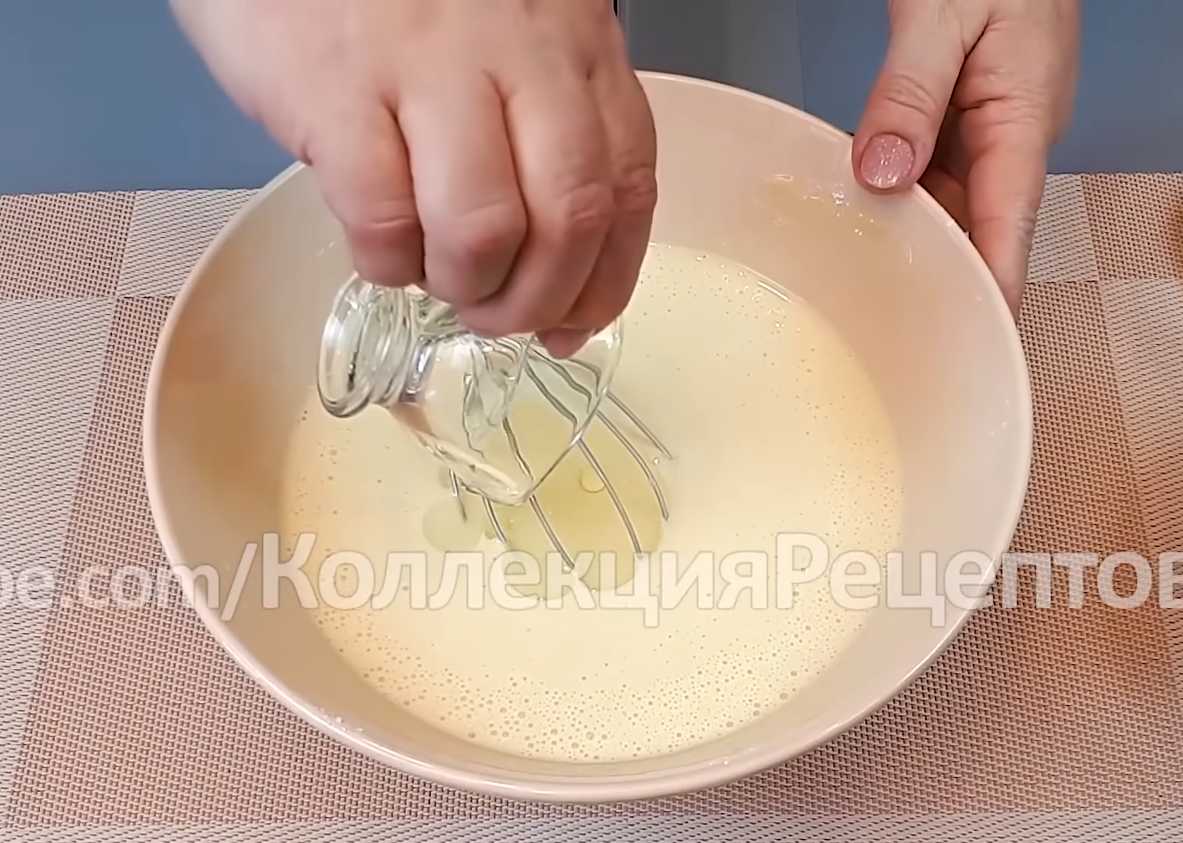 Crêpes au four avec du fromage blanc - Étape 7