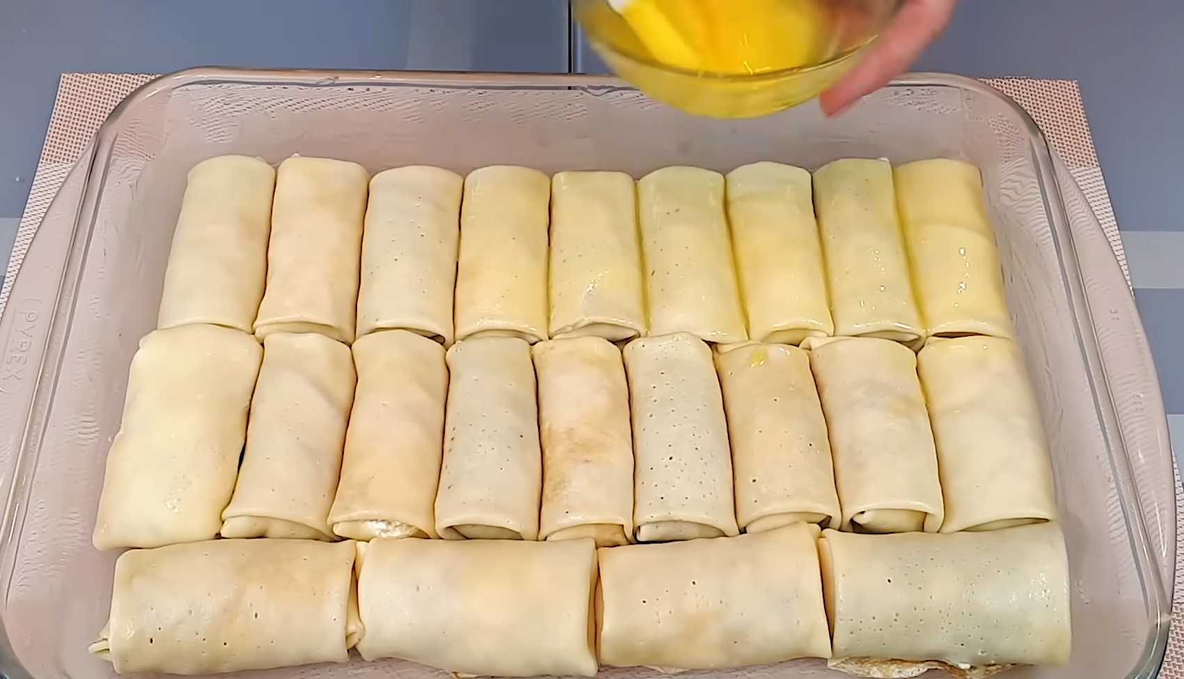 Crêpes au four avec du fromage blanc - Étape 17