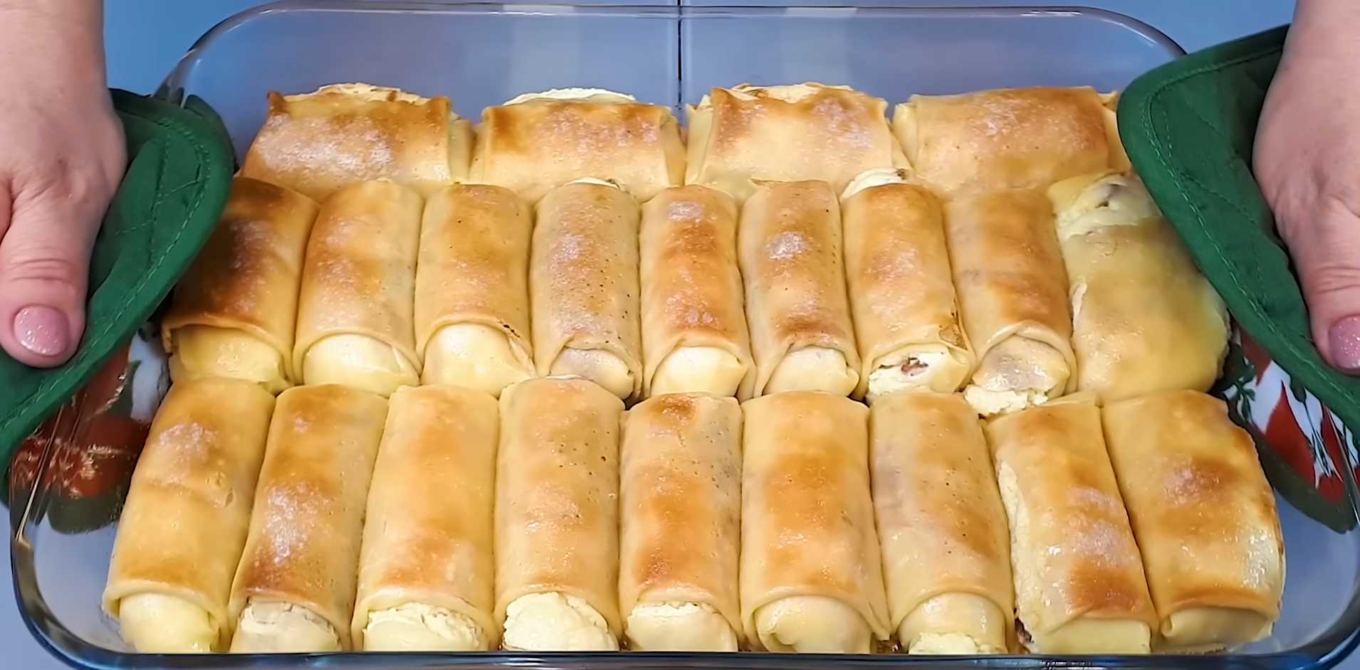 Crêpes au four avec du fromage blanc - Étape 18