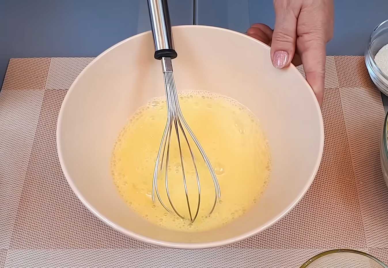 Crêpes au four avec du fromage blanc - Étape 3