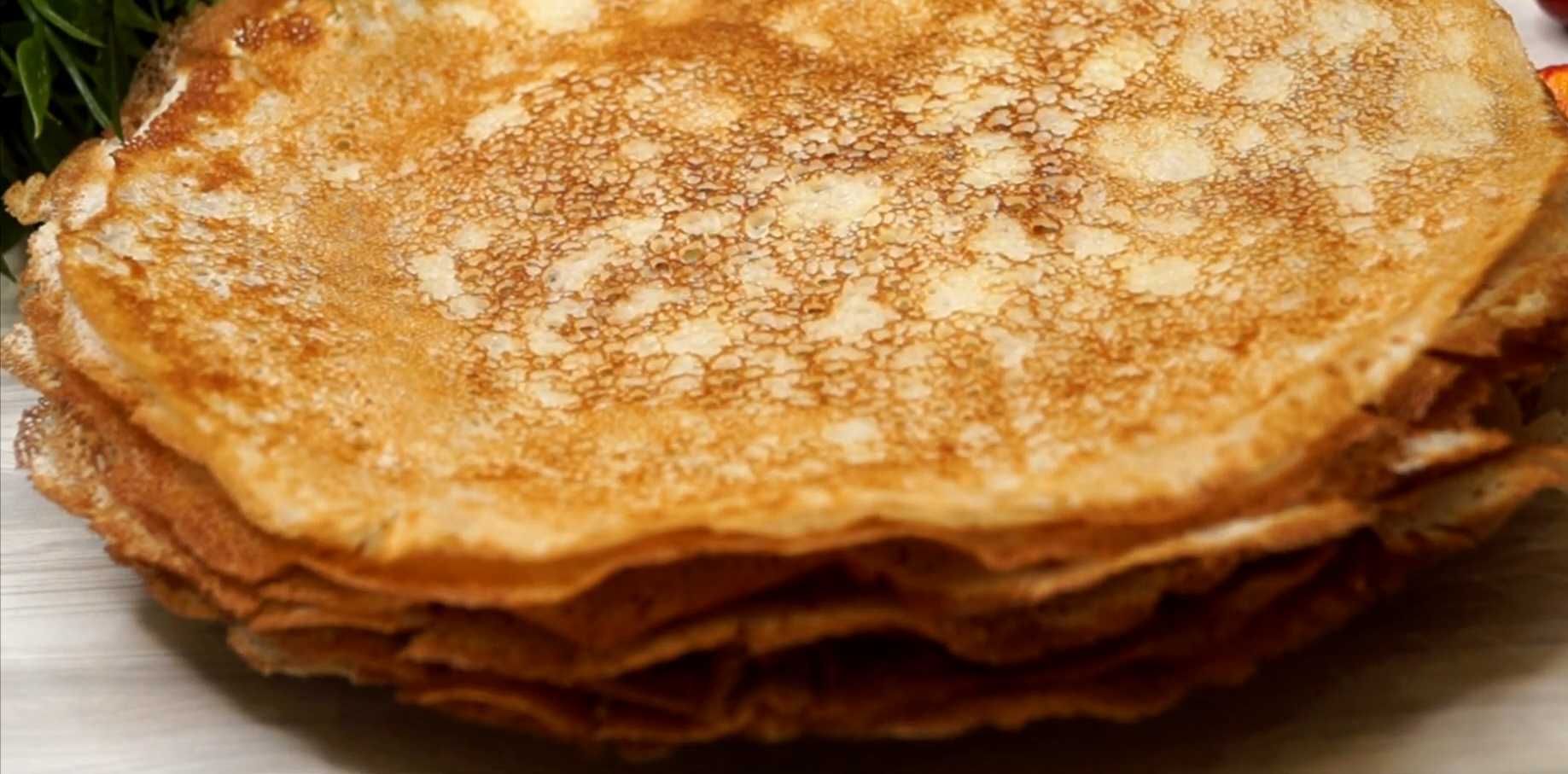 Crêpes dentelle à l'eau bouillante - Étape 10