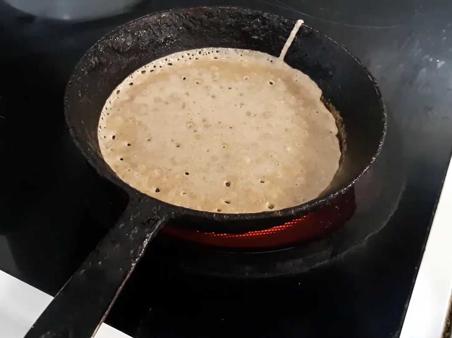 Crêpes de seigle à l'eau - Étape 8