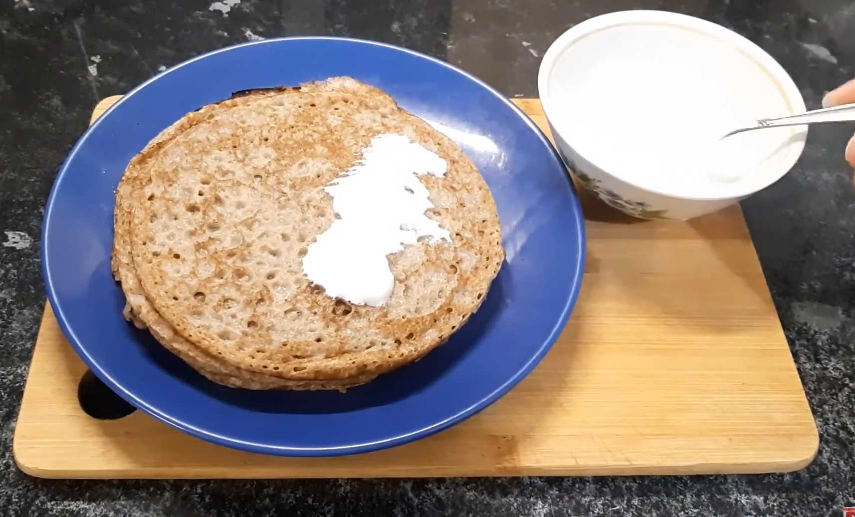 Crêpes de seigle à l'eau - Étape 12