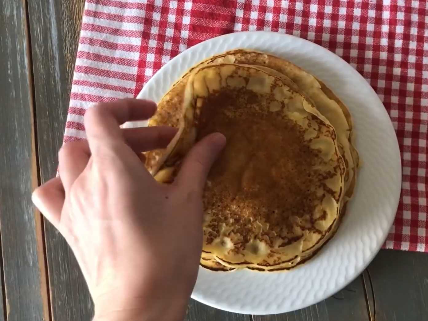 Crêpes au lait de coco - Étape 8