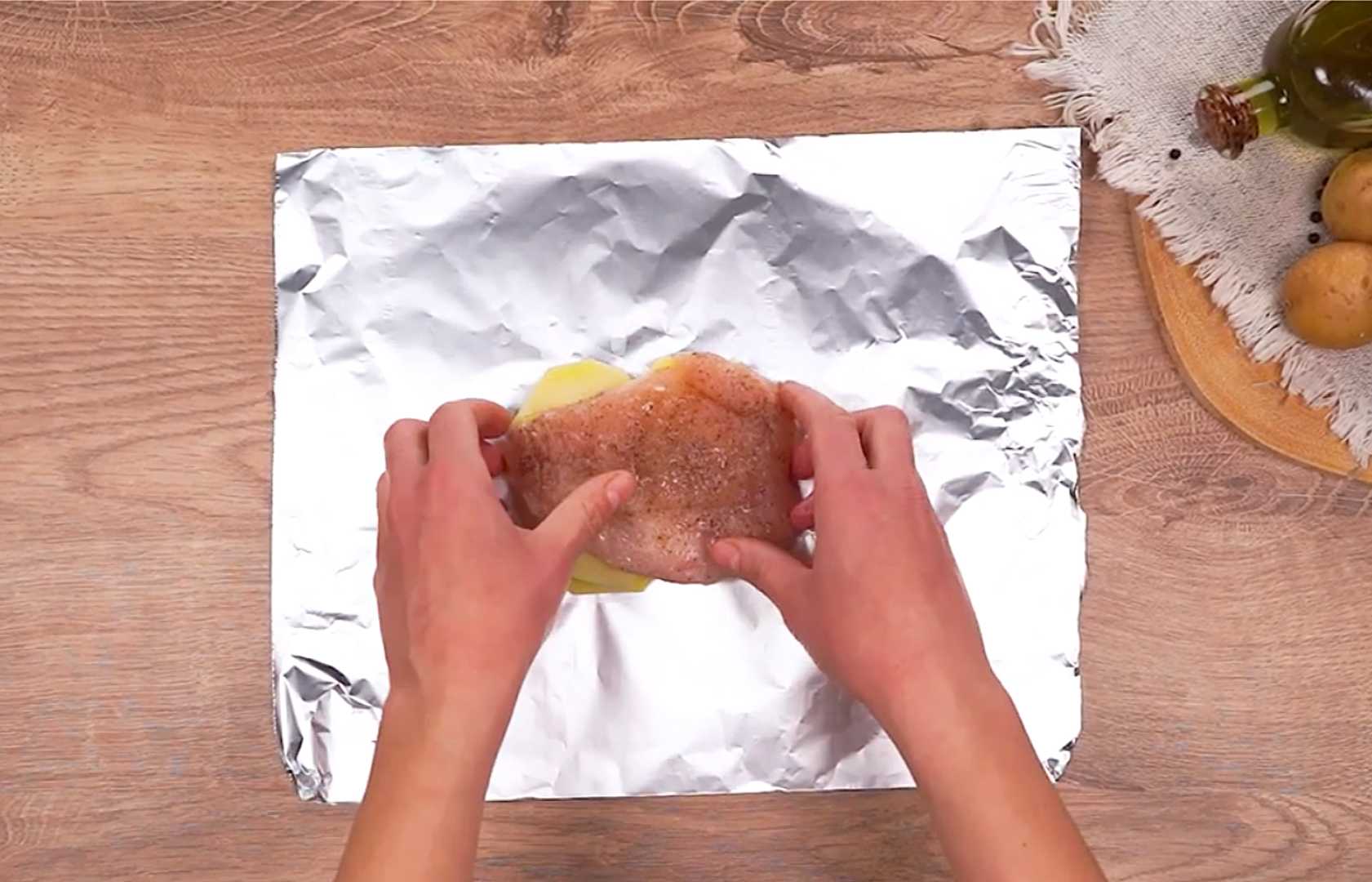 Blanc de poulet cuit en papillote - Étape 6