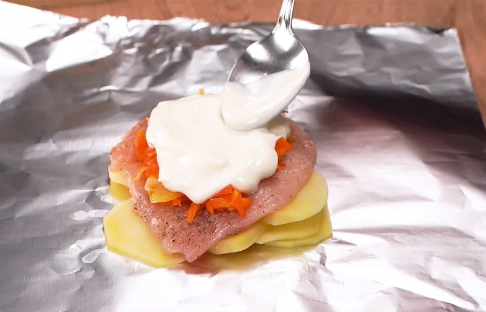 Blanc de poulet cuit en papillote - Étape 10