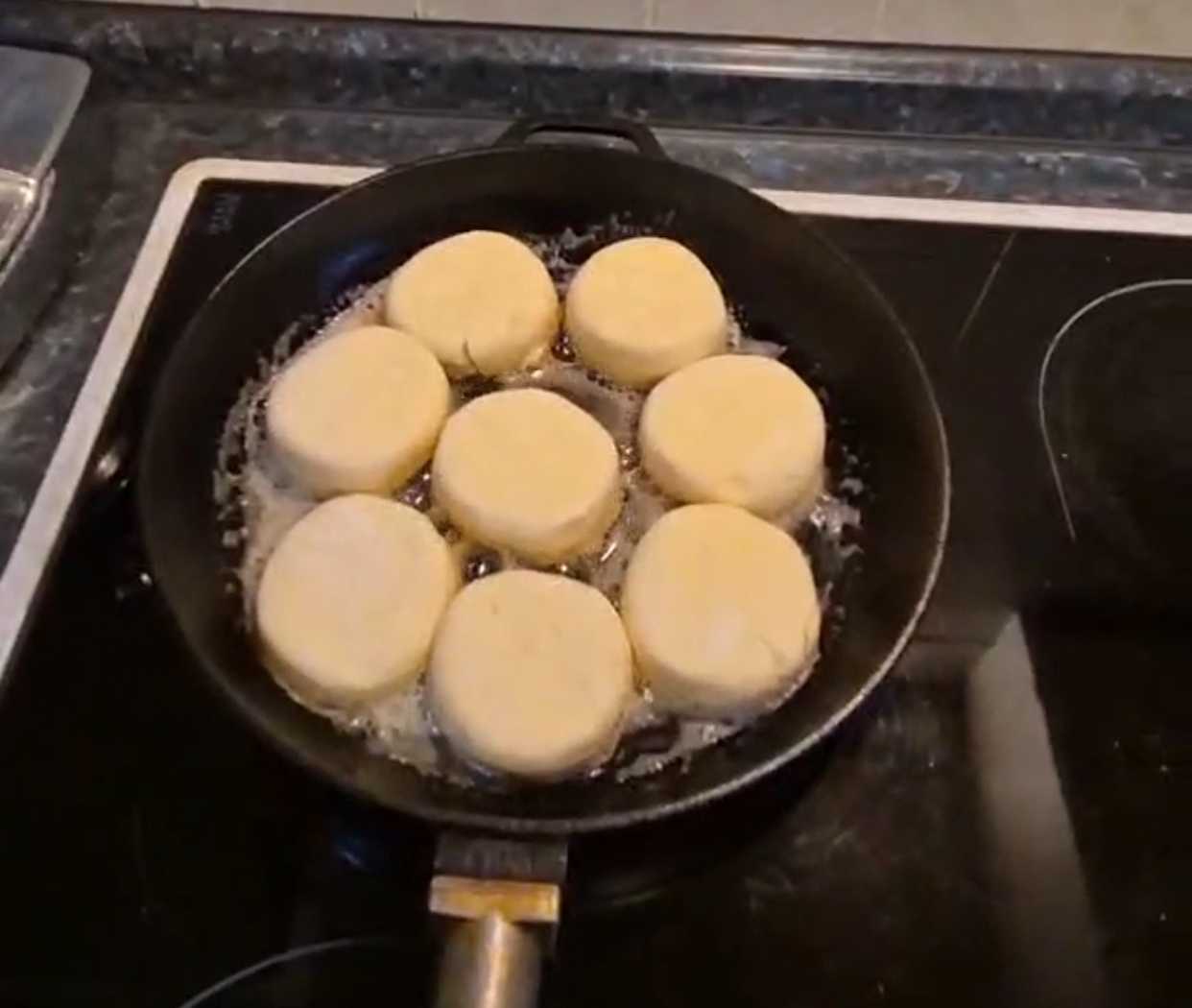 Gâteaux au fromage et au miel - Étape 9