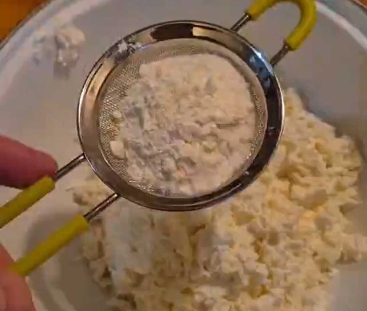 Gâteaux au fromage et au miel - Étape 2