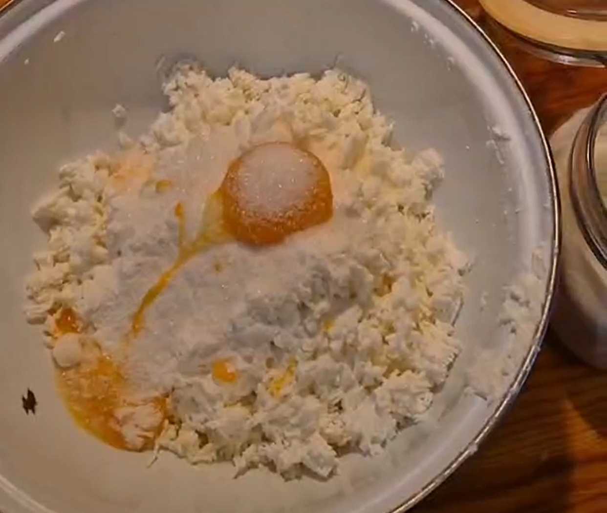 Gâteaux au fromage et au miel - Étape 3