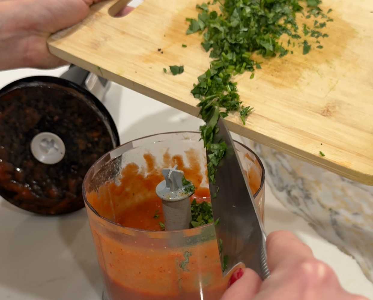 Sauce tomate aux herbes maison - Étape 9