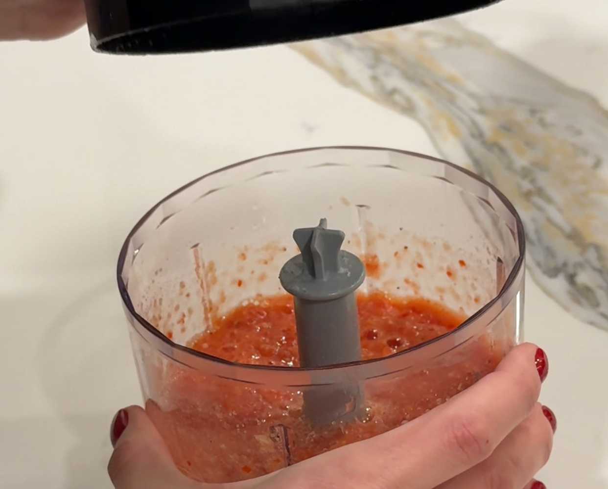 Sauce tomate aux herbes maison - Étape 3