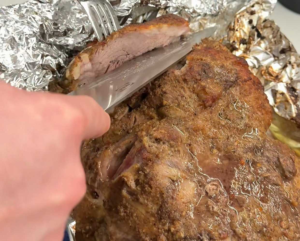 Agneau cuit au four - Étape 9