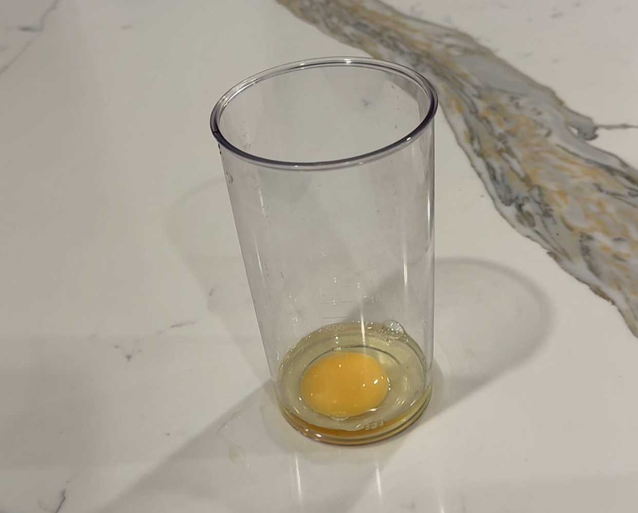 Mayonnaise maison - Étape 1