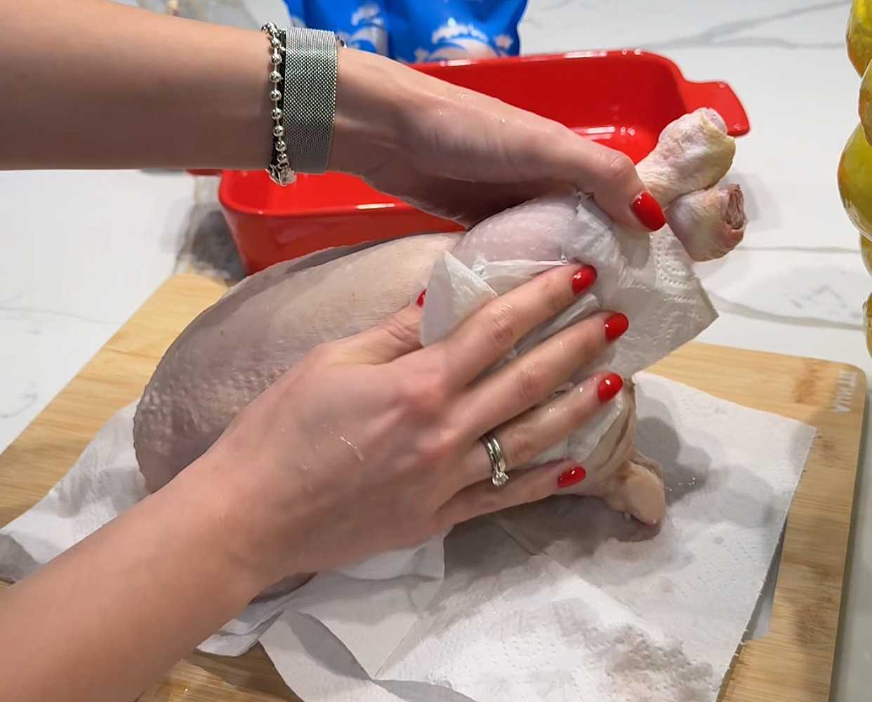 Poulet cuit au four - Étape 2