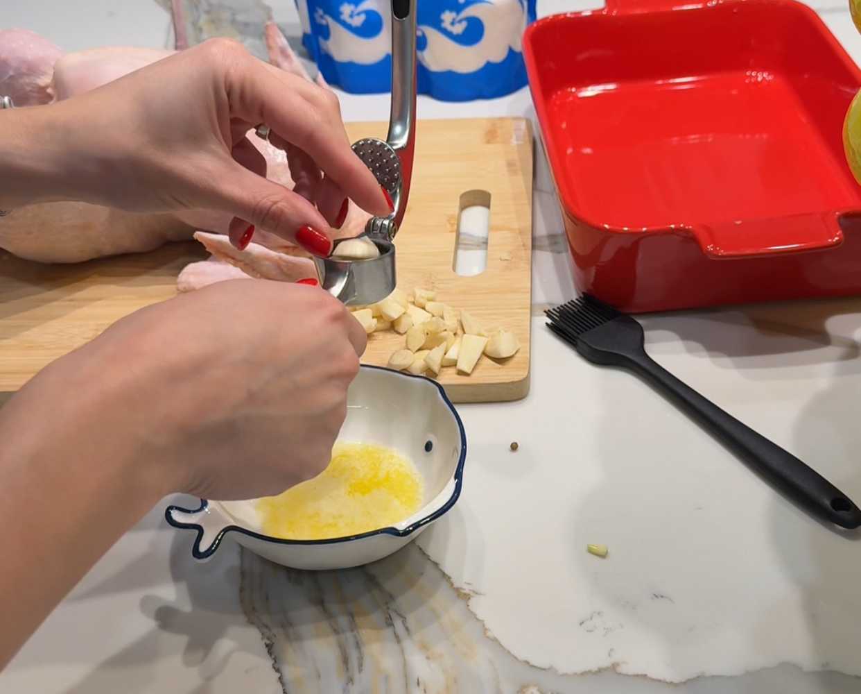 Poulet cuit au four - Étape 3