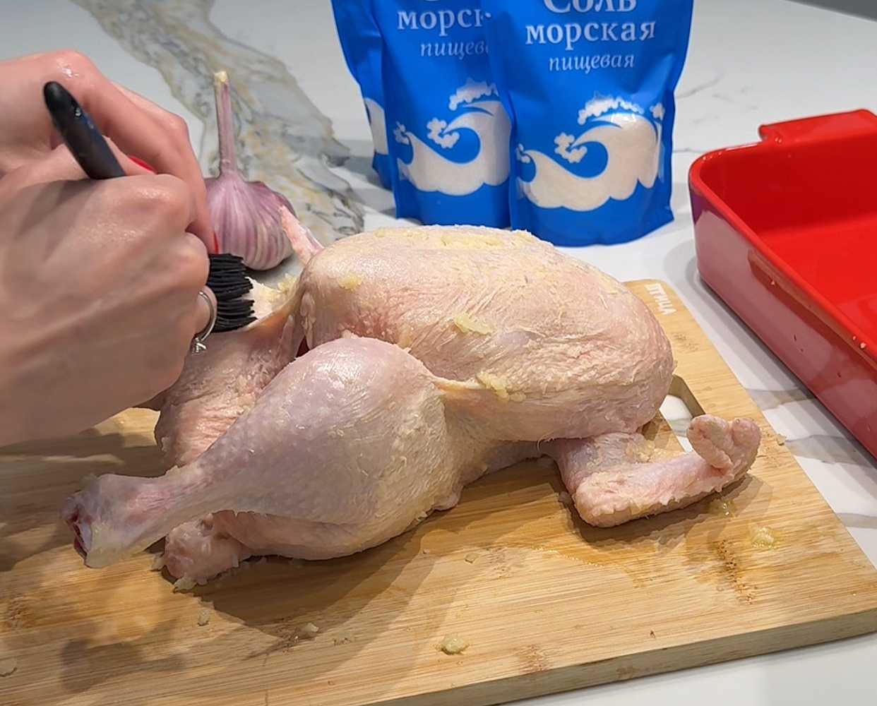 Poulet cuit au four - Étape 4