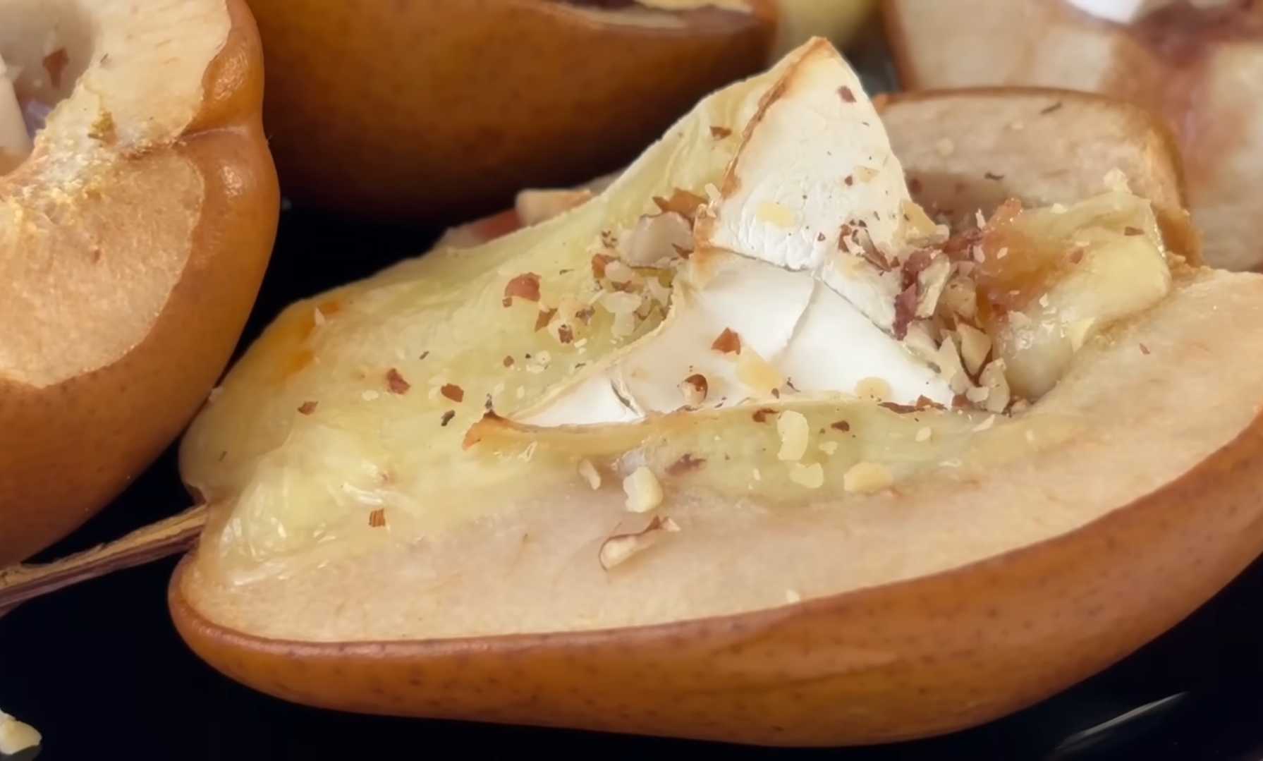 Poires au four avec du camembert - Étape 7