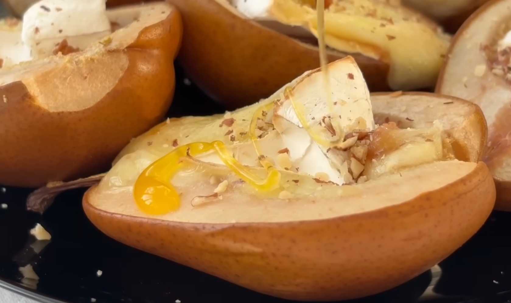 Poires au four avec du camembert - Étape 8