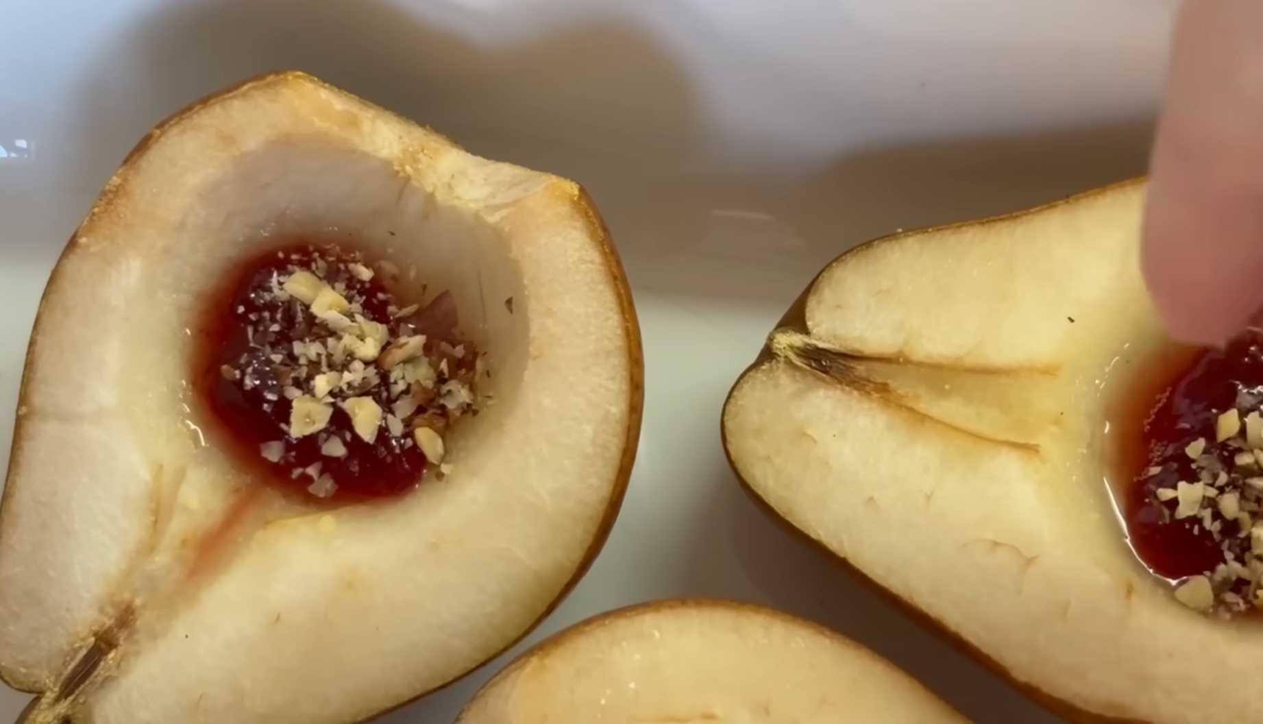 Poires au four avec du camembert - Étape 5