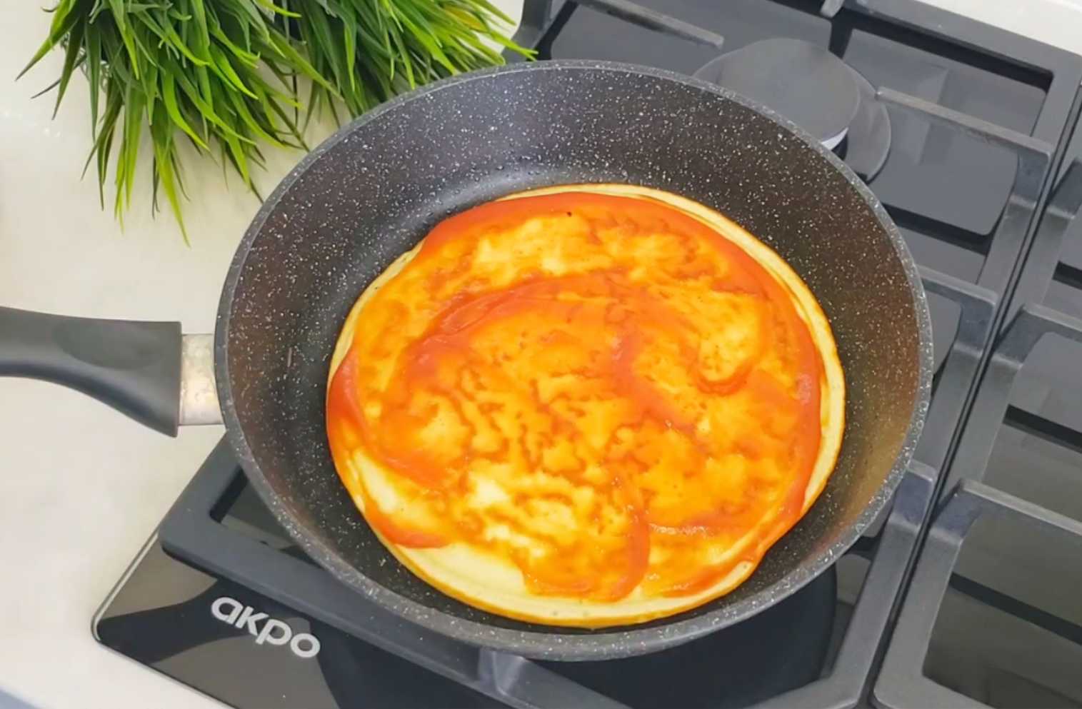 Pizza à la poêle express en 10 minutes - Étape 11