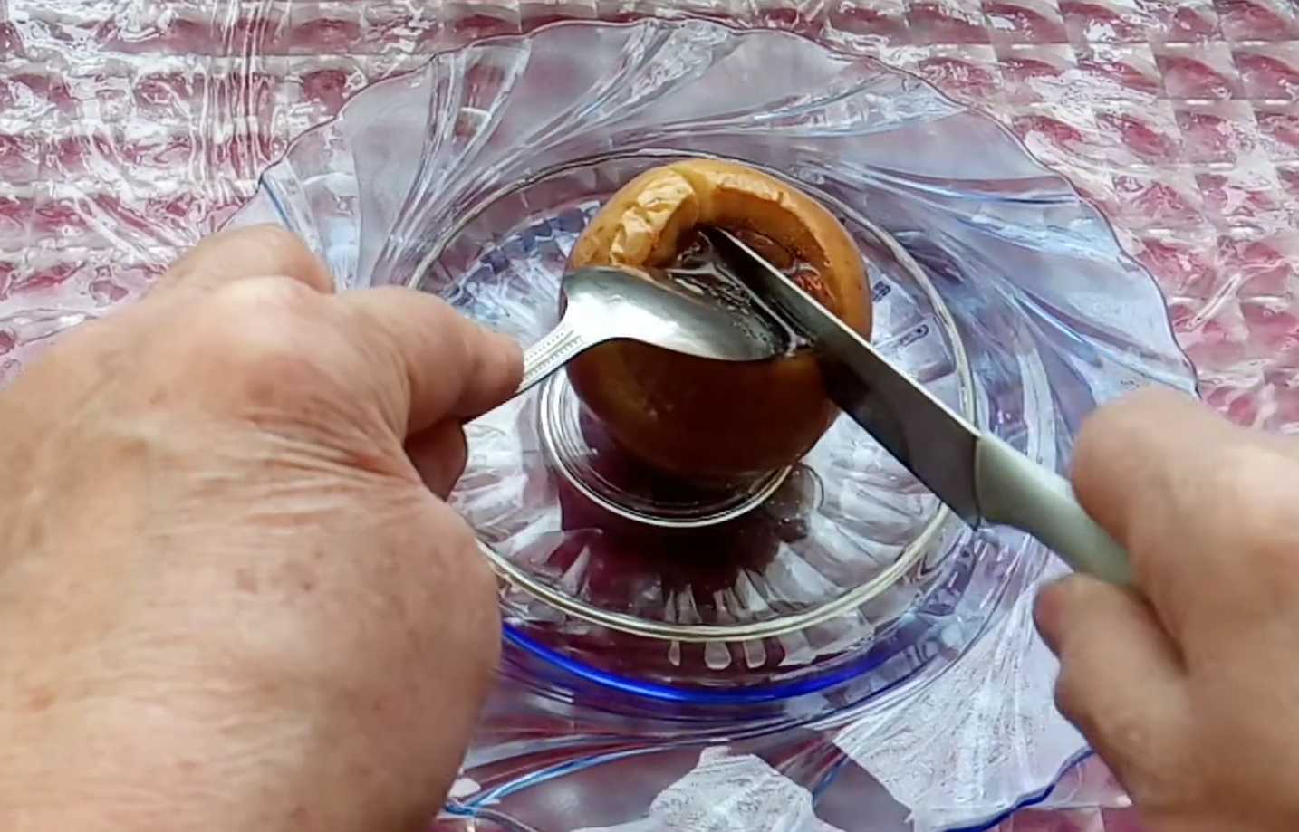 Pommes au four avec miel et noix - Étape 7