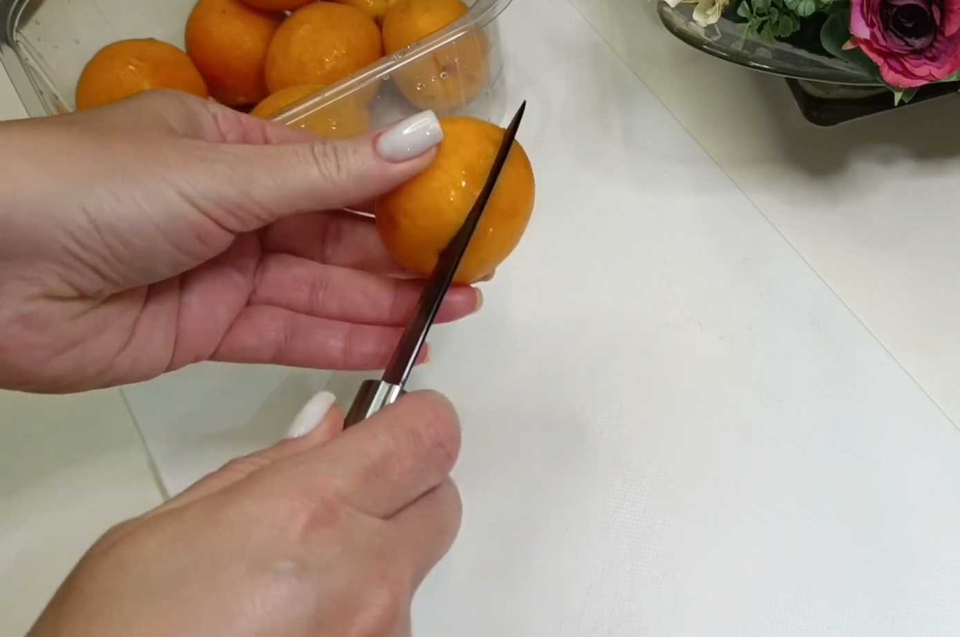 Abricots au four avec fromage et noix - Étape 2