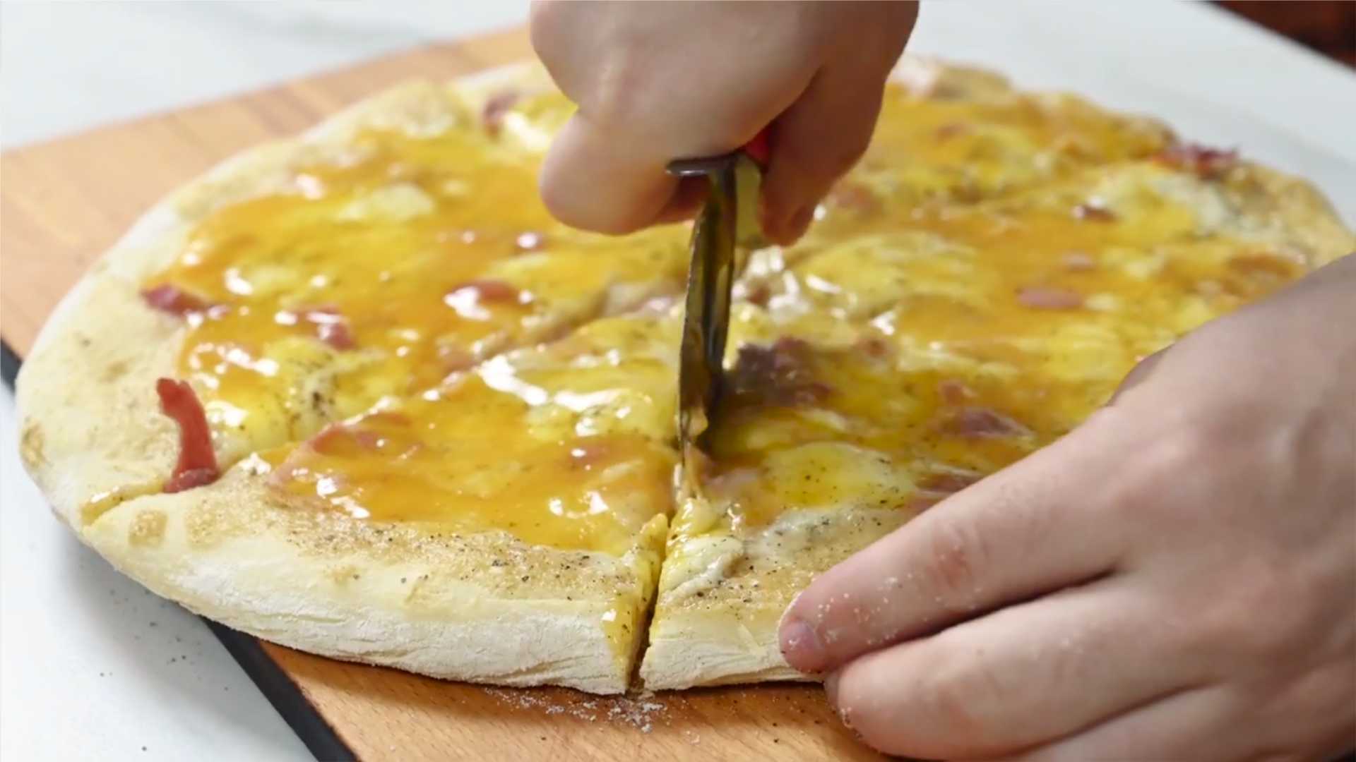 Pizza Carbonara - Étape 18