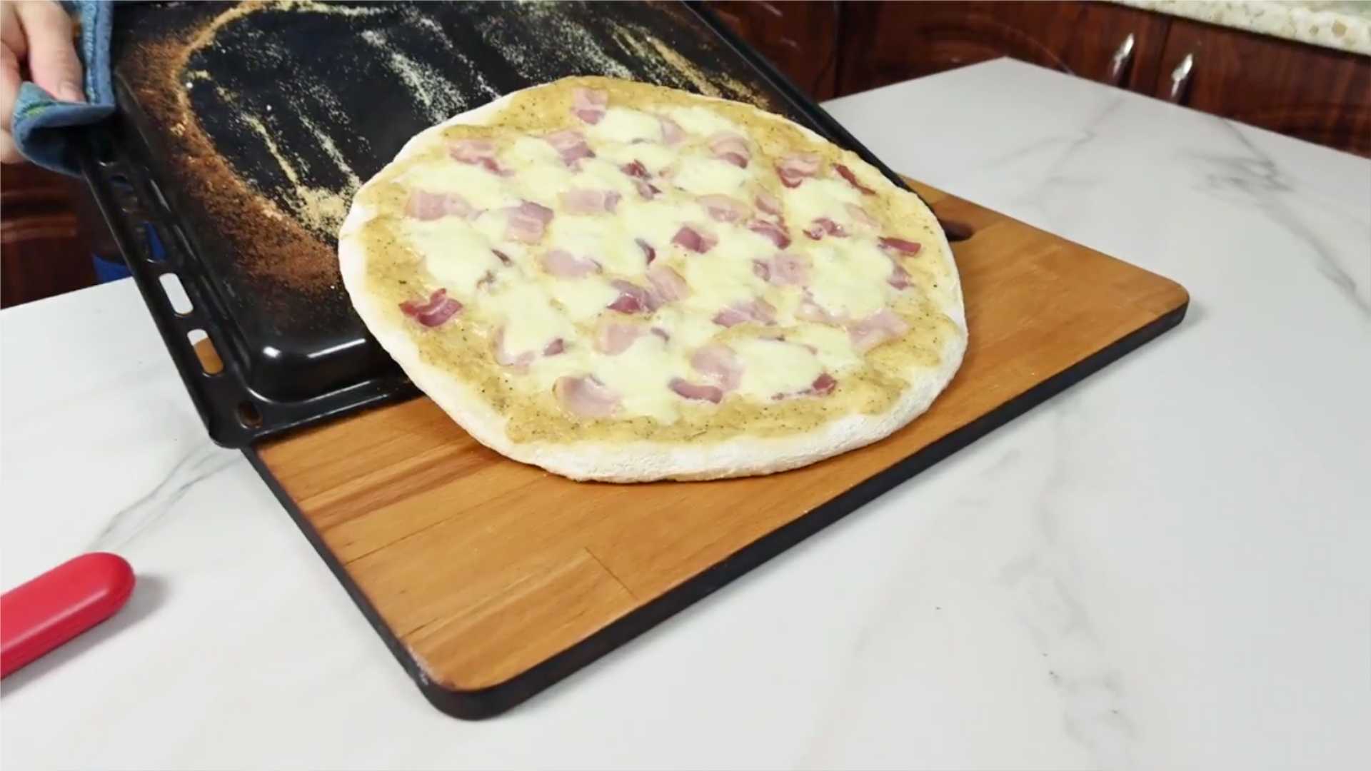 Pizza Carbonara - Étape 14