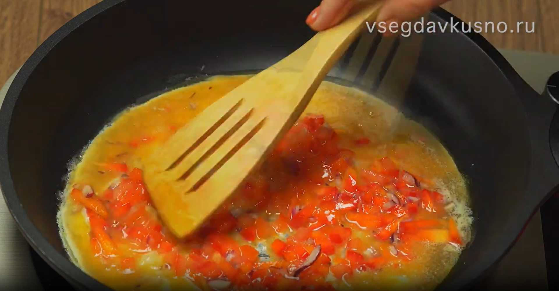 Omelette indienne - Étape 7