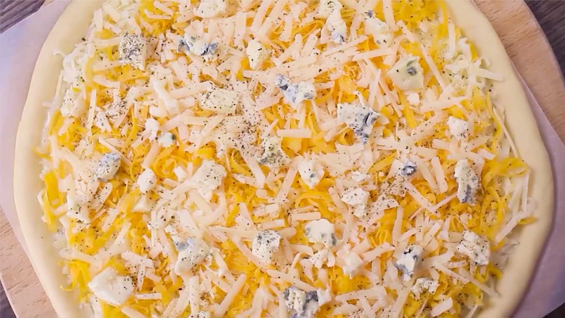 Pizza aux quatre fromages - Étape 6