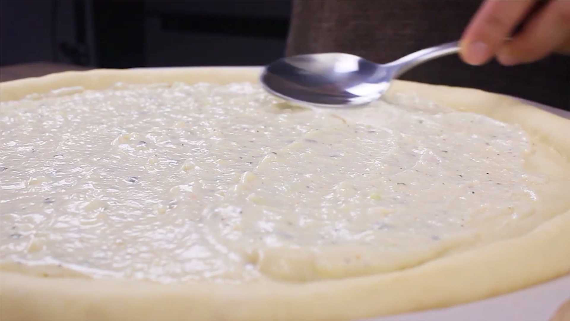 Pizza aux quatre fromages - Étape 4