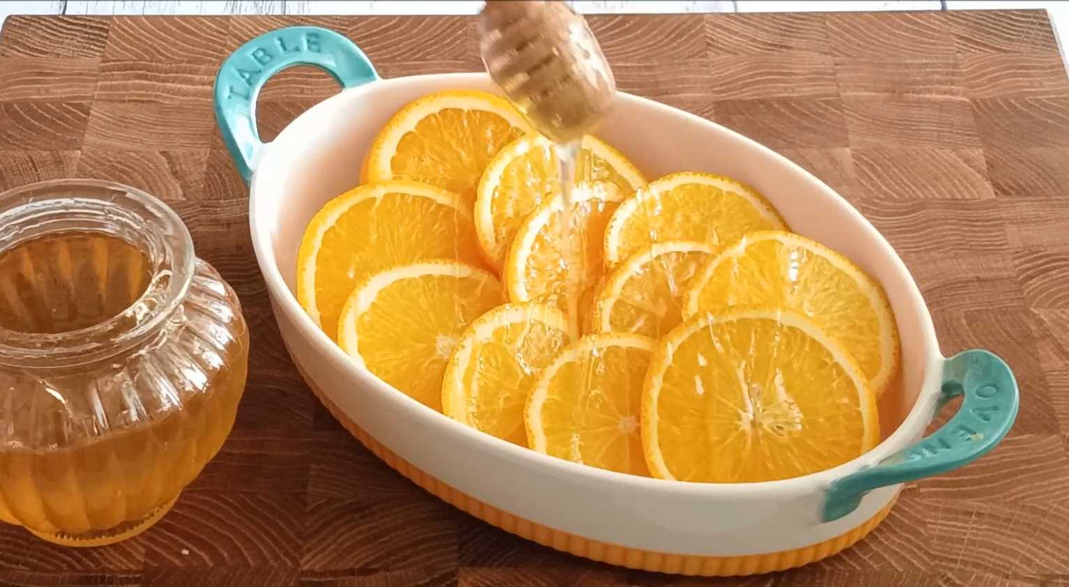 Oranges rôties au romarin et au miel - Étape 3